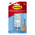Command Large Clear Adhesive Wall Hook Damage-Free