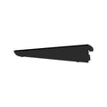 Flexi Storage Double Slot Bracket 220mm Steel Black 40kg Capacity - SuperSaverAU - view 1