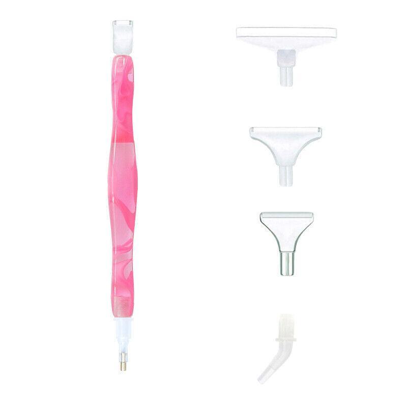 5D Diamond Painting Point Drill Pen with Replacement Tips - Light Pink
