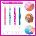 5D Diamond Painting Point Drill Pen with Replacement Tips - Magenta - view 2