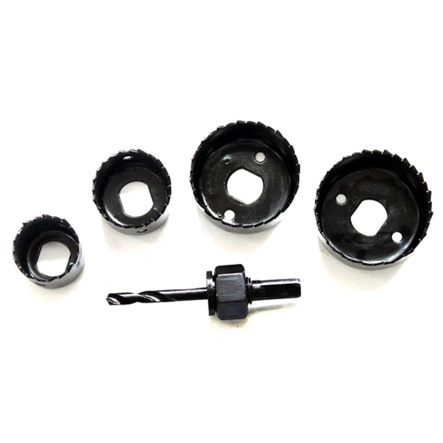 Craftright 5 Piece Hole Saw Set - Carbon Steel - 32-54mm - Durable - SuperSaverAU - view 1