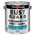 White Knight Rust Guard White Gloss Solvent Based Epoxy Enamel Paint 4L