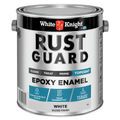 White Knight Rust Guard 4L Epoxy Enamel Paint - White Gloss - UV-Resistant - SuperSaverAU - view 1