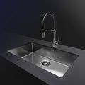 Artinox Radius 40 Double Bowl Stainless Steel Sink - 70% Recycled Steel, Sound Deadening - ARTRMO4040