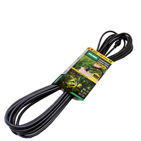 Holman 10m Black Warm White Garden Light Extension Cable ALCW10