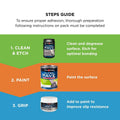 White Knight Ultra Pave Garage Floor Paint - 1L - White - Heavy Duty - DuraTough Technology - Oil & Grease Resistant - SuperSaverAU - view 3