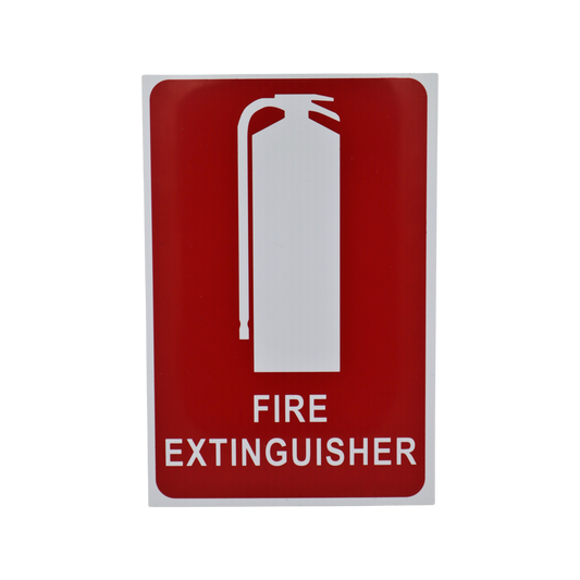 Fire Pro Fire Extinguisher Sign - 225x150mm - Red - Indoor/Outdoor Use