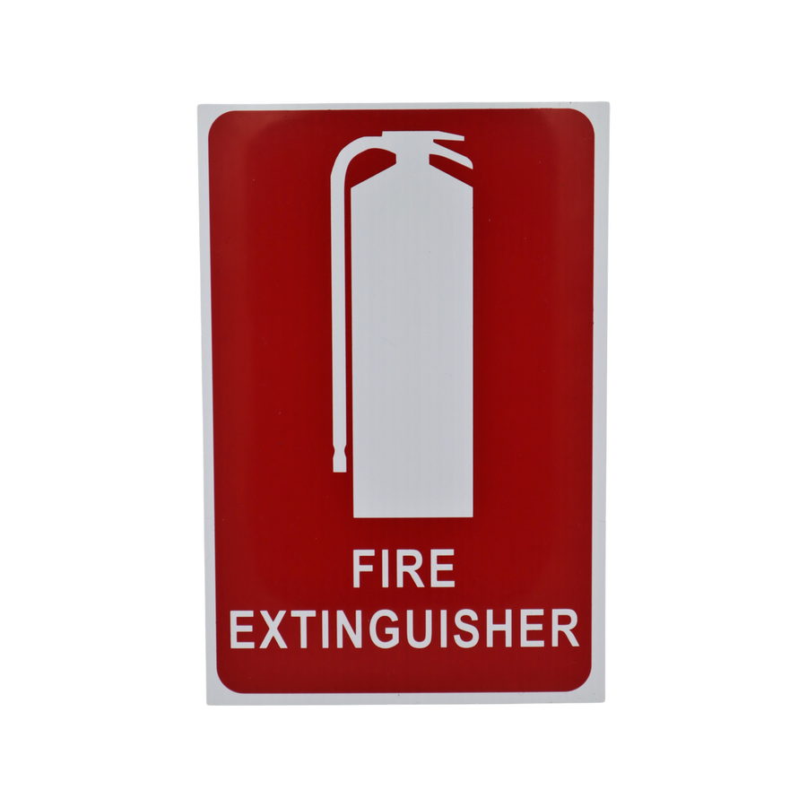 Fire Pro Fire Extinguisher Sign - 225x150mm - Red - Indoor/Outdoor Use - SuperSaverAU - view 1