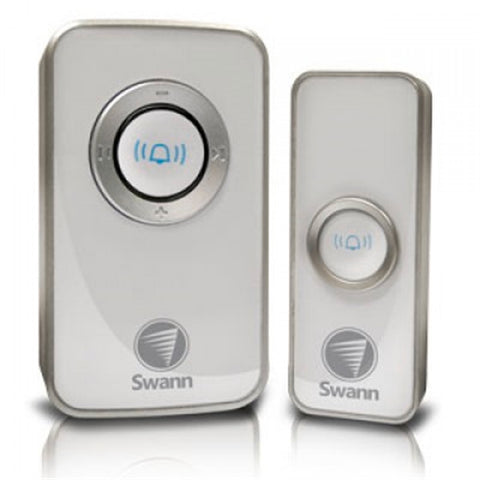 Swann Wireless Door Chime with Receiver 32 Sounds Plug-In SWHOM-DC820P