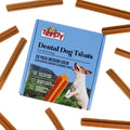 Trusty 28 Pack Star Shaped Chicken Flavoured Medium Dental Chew Stick Dog Treats 504g