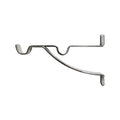 Windoware 127mm Satin Double Stayed Curtain Rod Bracket, 2 Pack