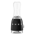 Smeg 50s Style Mini Personal Blender - Black - 300W, 2 x 600ml Tritan Renew Bottles - PBF01BLAU