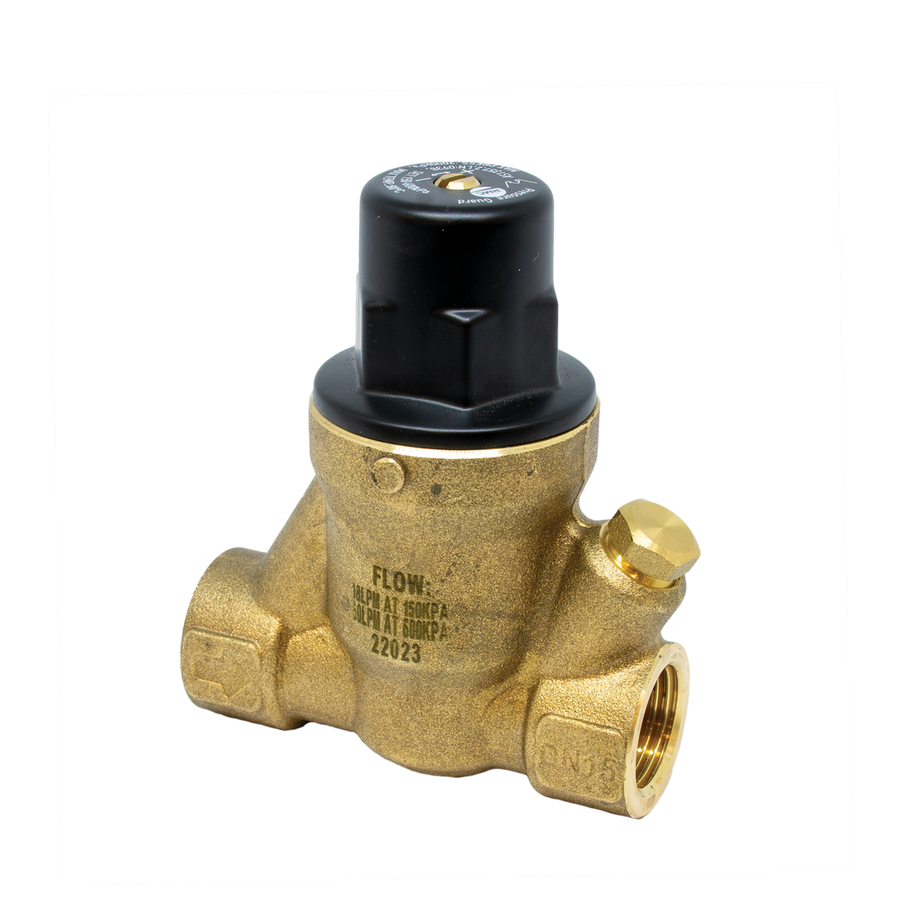 RMC Pressure Reducing Valve - 15mm - 150 - 600kPa - Adjustable - Compact - SuperSaverAU - view 1