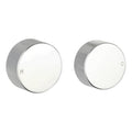 Mondella Resonance Chrome 1/4 Turn Textured Handle Wall Top Assembly, Grade 304 Stainless Steel