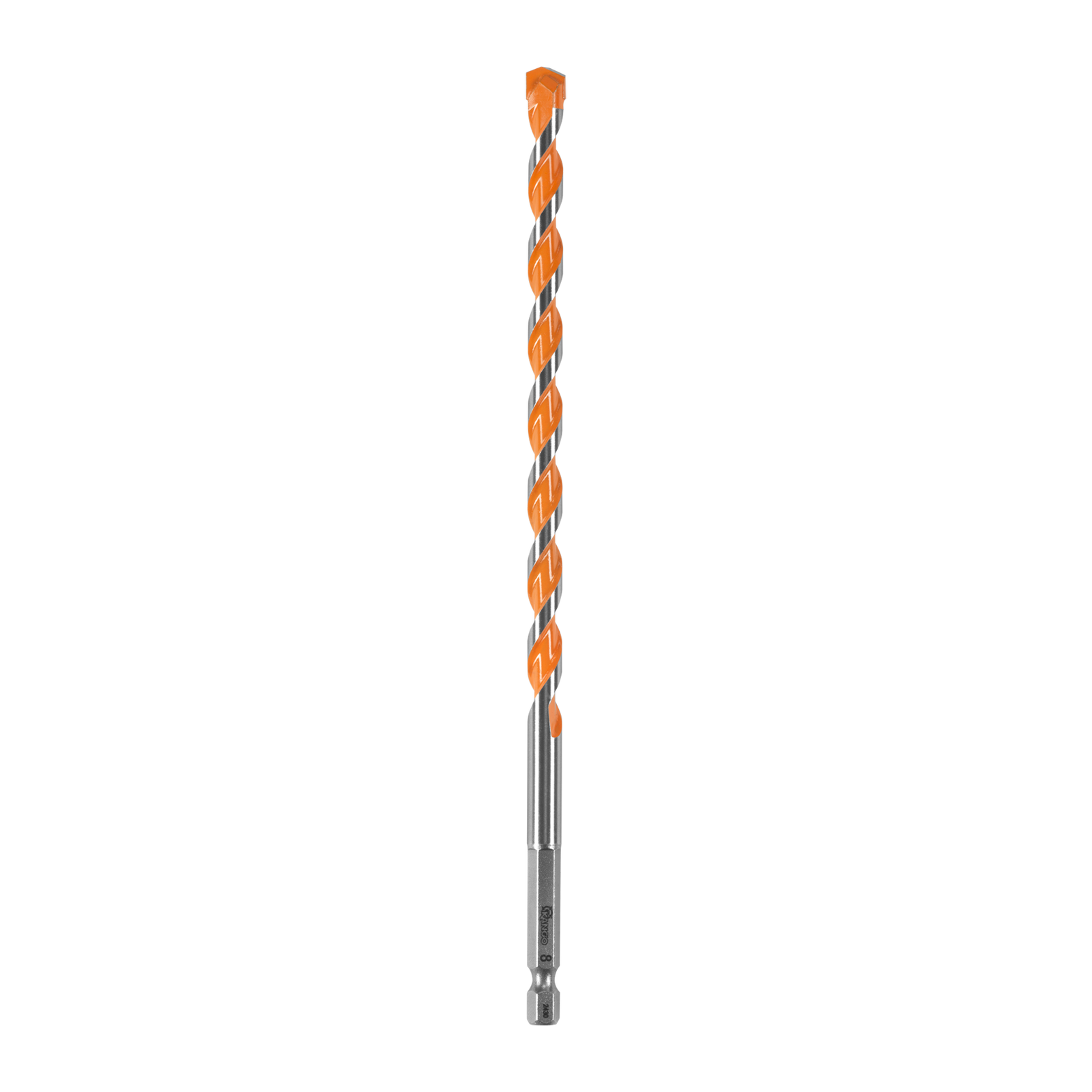 Kango 8 x 200mm Masonry Drill Bit, 1/4" Hex for Concrete & Brick