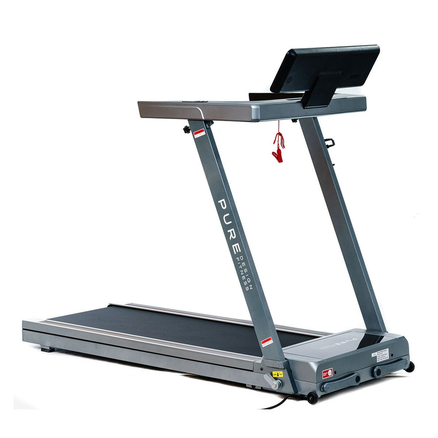 Pure Design TR7 Treadmill - 1.75 HP DC Motor, 36 Preset Programs, Foldable, Black - PD-TR7