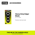 Ryobi Cordless Edger - 220mm - Plastic/Metal - 40mm Cutting Depth - SuperSaverAU - view 4