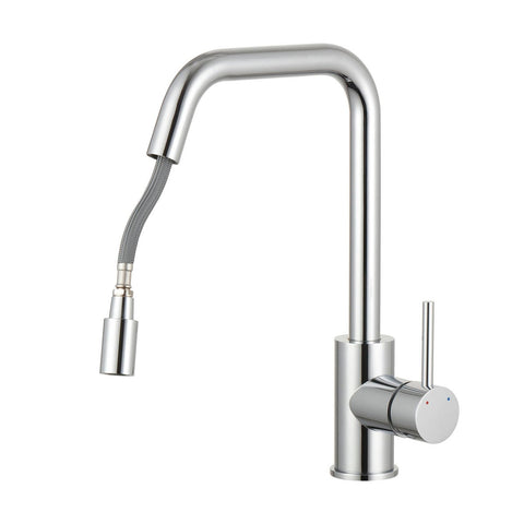 Estilo 35mm Chrome Side Lever Pull Down Sink Mixer - Ergonomic Handle - WELS 5 Star - SuperSaverAU - view 1