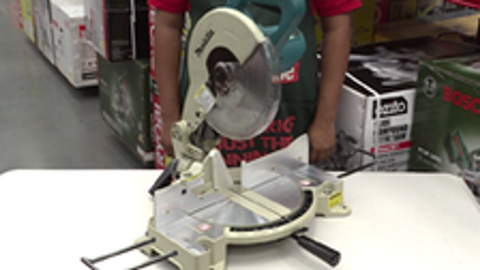 Makita 255mm (10") Compound Mitre Saw LS1040, 1650W with Electric Brake