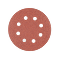 Irwin Quick Fit Random Orbital Sanding Discs 115mm 80 Grit 5 Pack - Durable Aluminium Oxide - 8 Holes - SuperSaverAU - view 2