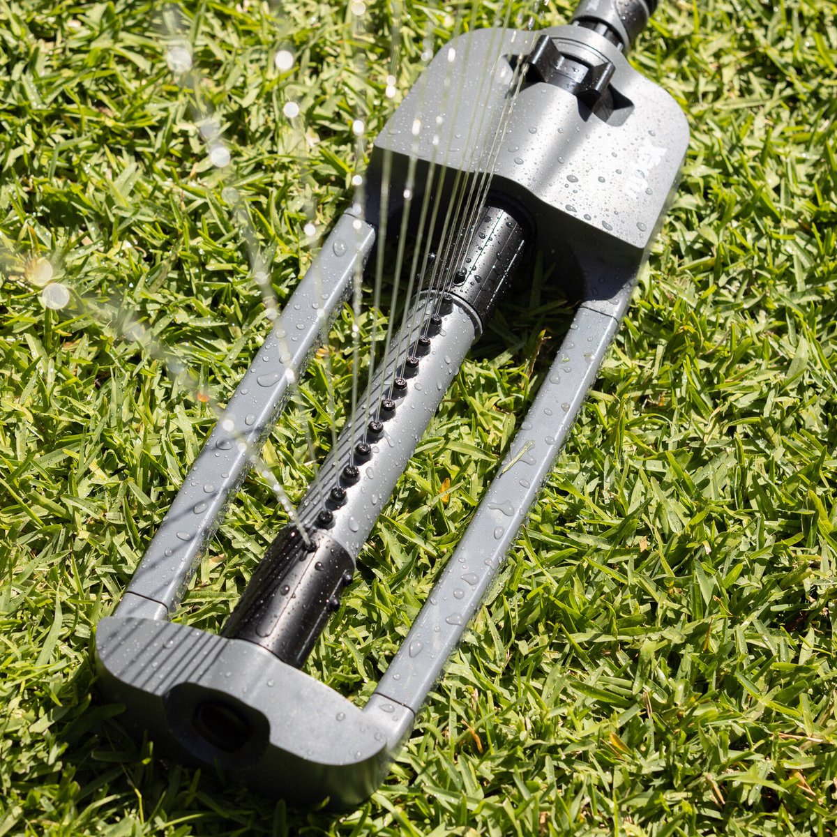 Nylex Recycled Plastic Oscillating Sprinkler - 19 Nozzles - 300m² Coverage - SuperSaverAU - view 3