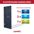 Rocket Plaster Board Sanding Mesh - 4 Pack - Mesh - Hook and Loop - SuperSaverAU - view 2