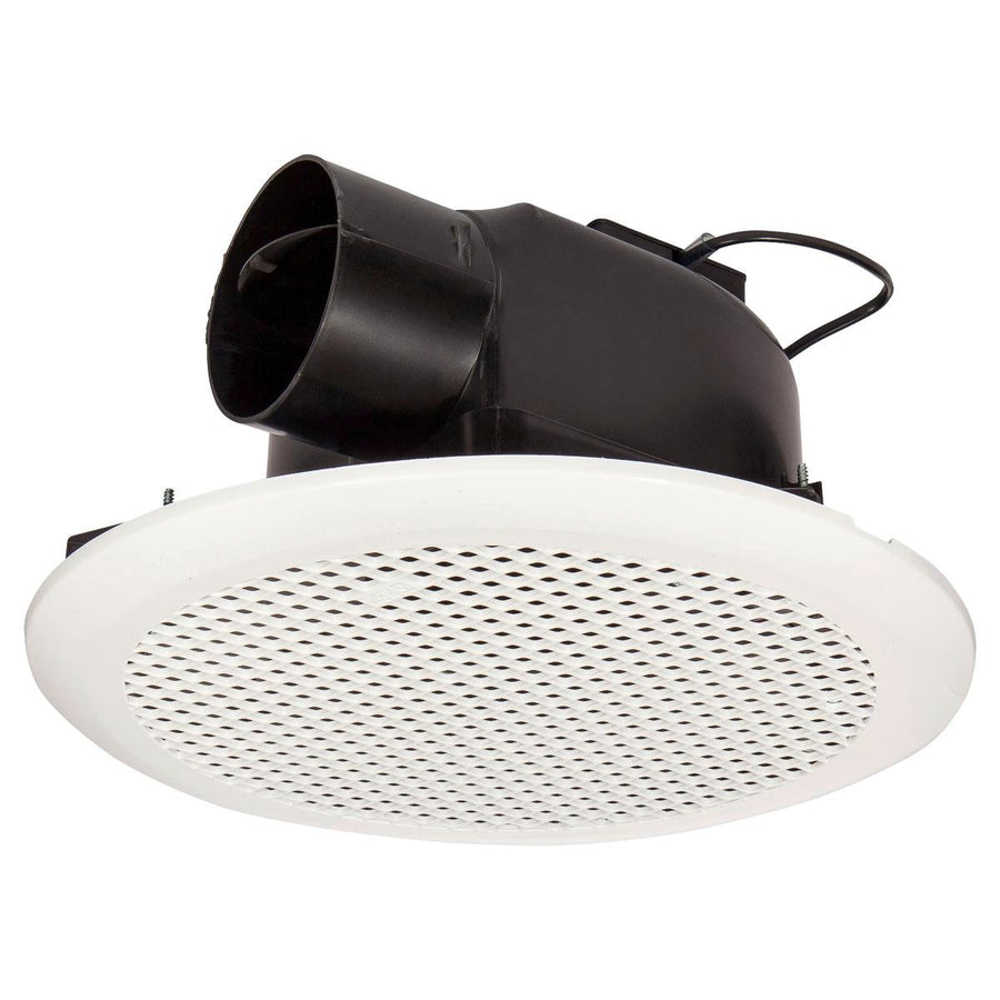 Hpm 250mm White Round Ducted Exhaust Fan - Plastic - 330m3/h Airflow - SuperSaverAU - view 1
