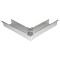 Fielders 115mm Zinc Quad Gutter External Mitre - Zinc - 400mm x 70mm - SuperSaverAU - view 1