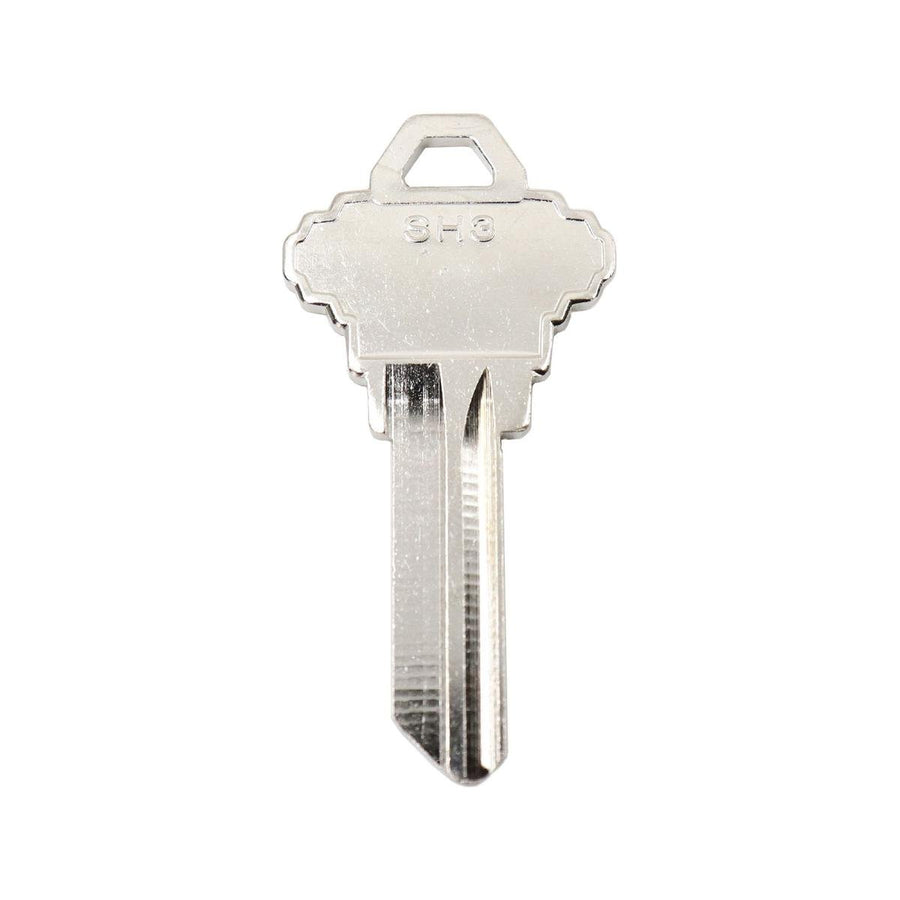 EHI Silver Blank Key - 54mm Nickel Plated Brass - Easy To Carry - SuperSaverAU - view 1