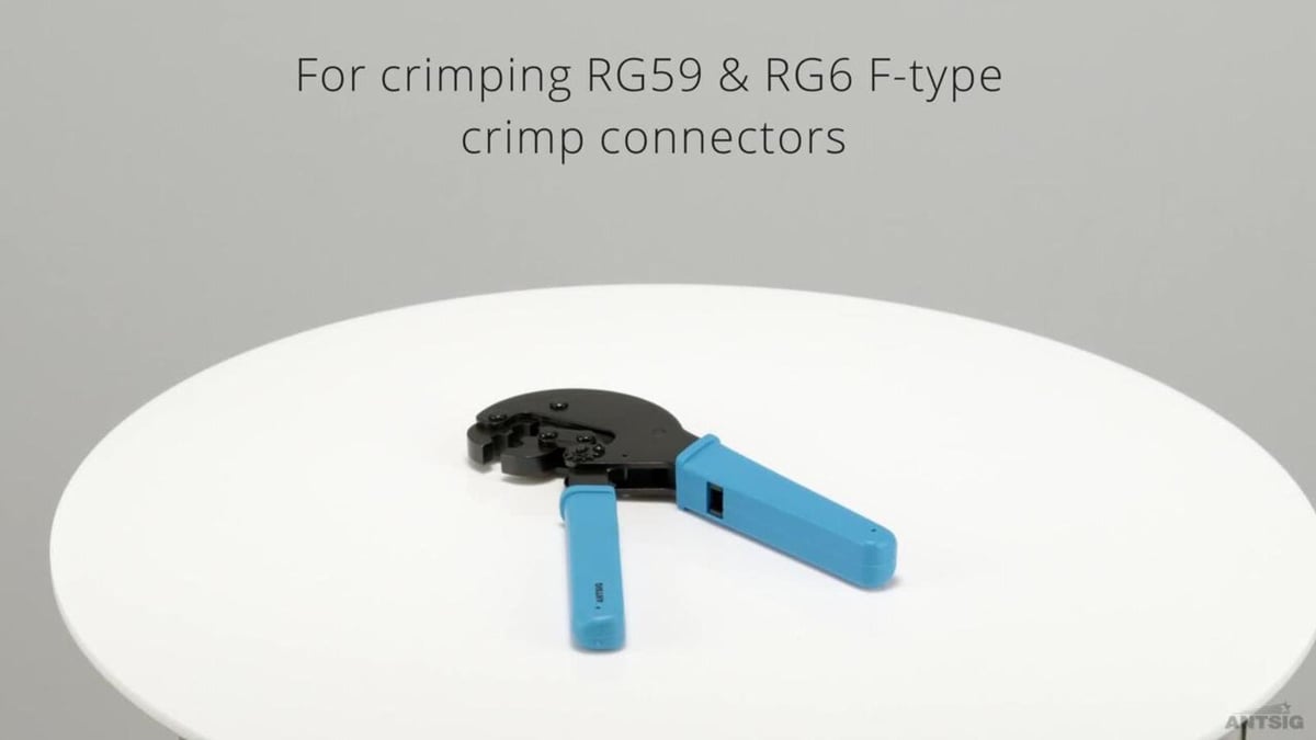 Antsig Heavy Duty F Crimping Tool - 100mm - Hardened Steel - Indoor Use - SuperSaverAU - view 2