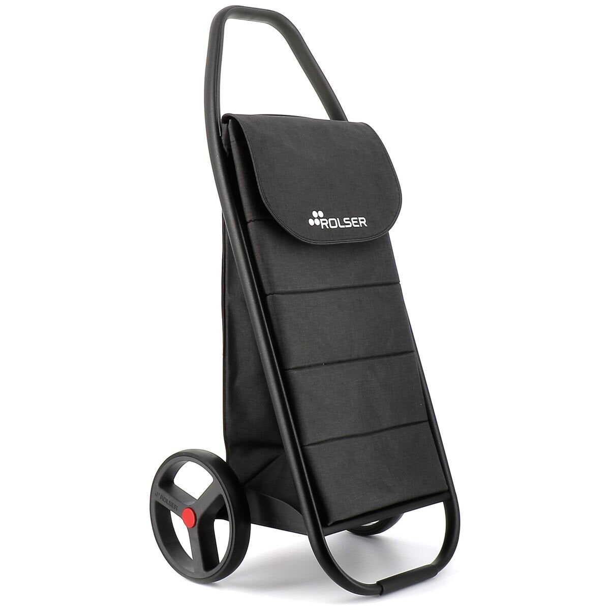 Rolser Com Polar 2-Wheel Folding Trolley - Thermal Section, 25kg Recommended Load, Black - R-COH014-1023