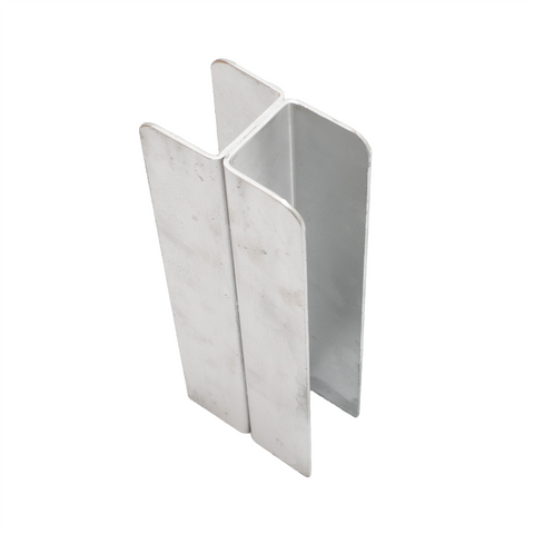 Ridgi 0.65m x 110 x 60mm Hot Dip Galvanised Sleeper H Joiner Post