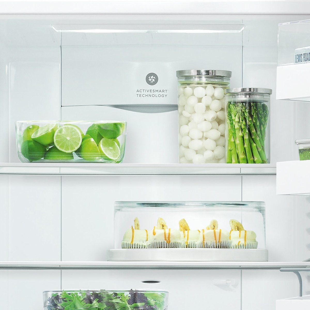Fisher & Paykel Series 5 413L Bottom Mount Fridge - White Finish, Right Hinge, ActiveSmart - RF442BRPW6