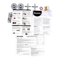 Mondella Resonance Chrome 1/2 Turn Cross Handle Wall Top Assembly Set 245mm - Durable Water Control - Classic Design - SuperSaverAU - view 2