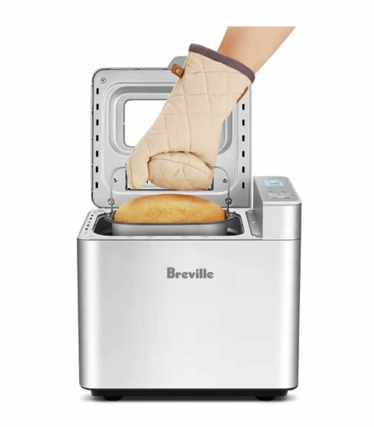 Breville The Bakers Dozen Bread Maker - 15 Hour Delay Start, 3 Crust Colours - LBM250BSS2IAN1