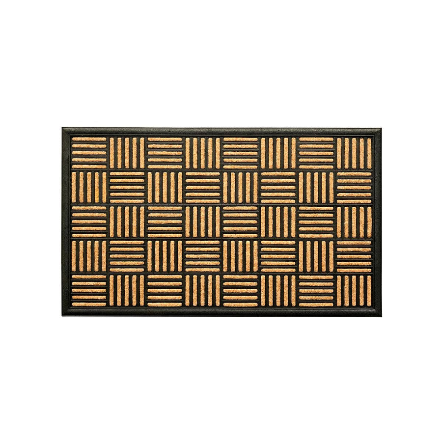 Bali Grid Coir Outdoor Mat - 45 x 75cm - Durable Dirt Trapping Design - SuperSaverAU - view 1