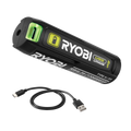 Ryobi USB Lithium 2Ah Battery Power Bank - Compact Portable Charger - LED Gauge - SuperSaverAU - view 1