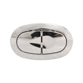 Fluidmaster 72 x 38mm Dual Flush Cistern Button, Chrome with Adjustable Rods