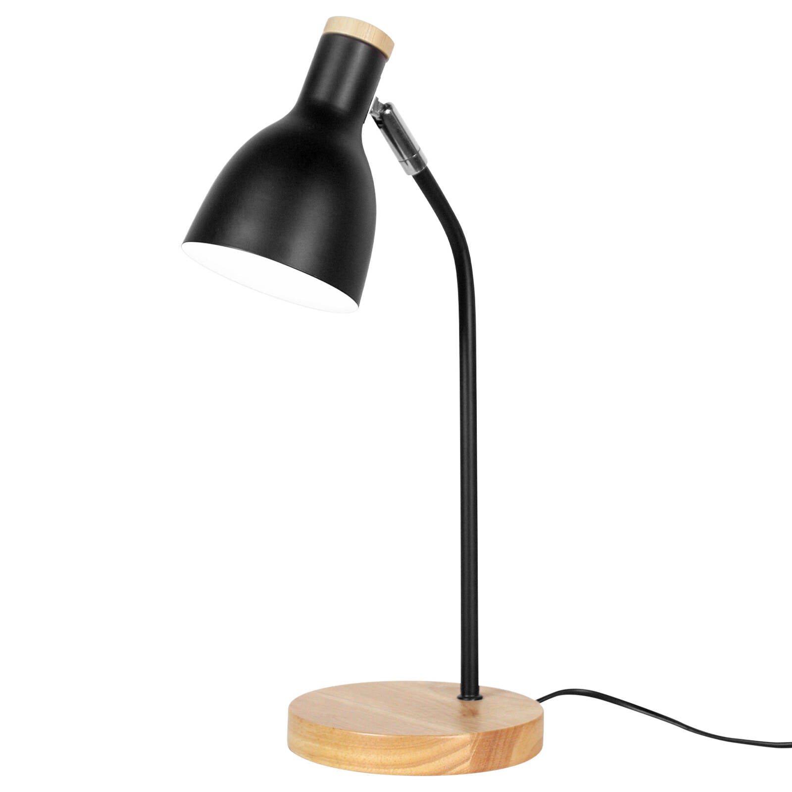 Verve Design Lexi Black Desk Lamp E14 25W Adjustable Head ATL358BK