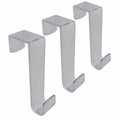 Adoored Clear Over the Door Deco Hook 3 Pack - 125mm x 38mm x 32mm - SuperSaverAU - view 1