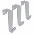 Adoored Clear Over-The-Door Plastic Deco Hook - 3 Pack