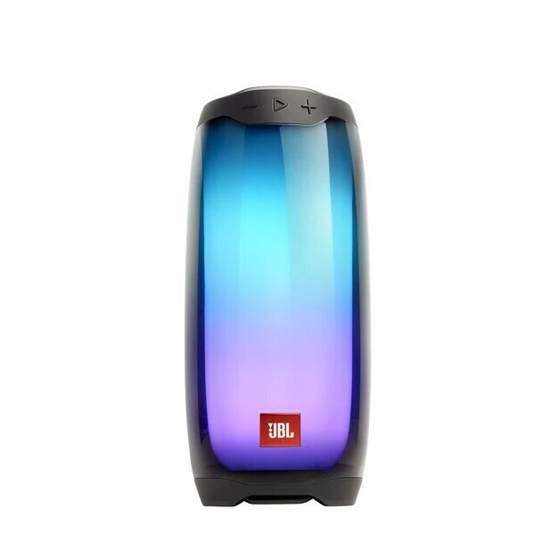 JBL Pulse 4 portable Bluetooth speaker in black - IPX7 water resistant, app support - JBLPULSE4BLK