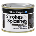 White Knight Strokes and Splashes Paint - 100ml - Water Based - Gloss Finish - SuperSaverAU - view 1