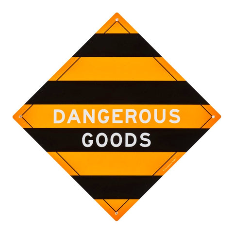 Sandleford Dangerous Goods Sign 270mm x 270mm Polypropylene UV Resistant - SuperSaverAU - view 1