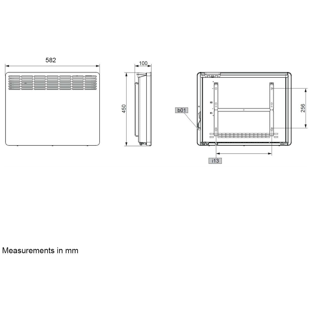 Stiebel Eltron CNS 150 Trend 1.5kW convection panel heater - 7-day timer, open window detection - 200193