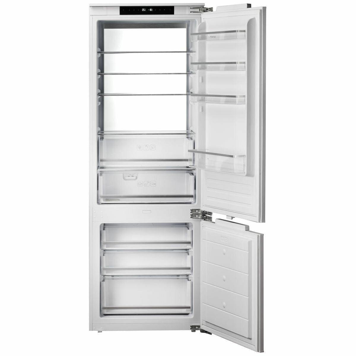 Artusi 341L Integrated Bottom Mount Fridge - Frost Free, Door Open Alarm, 3 Star Rating - AINT7000