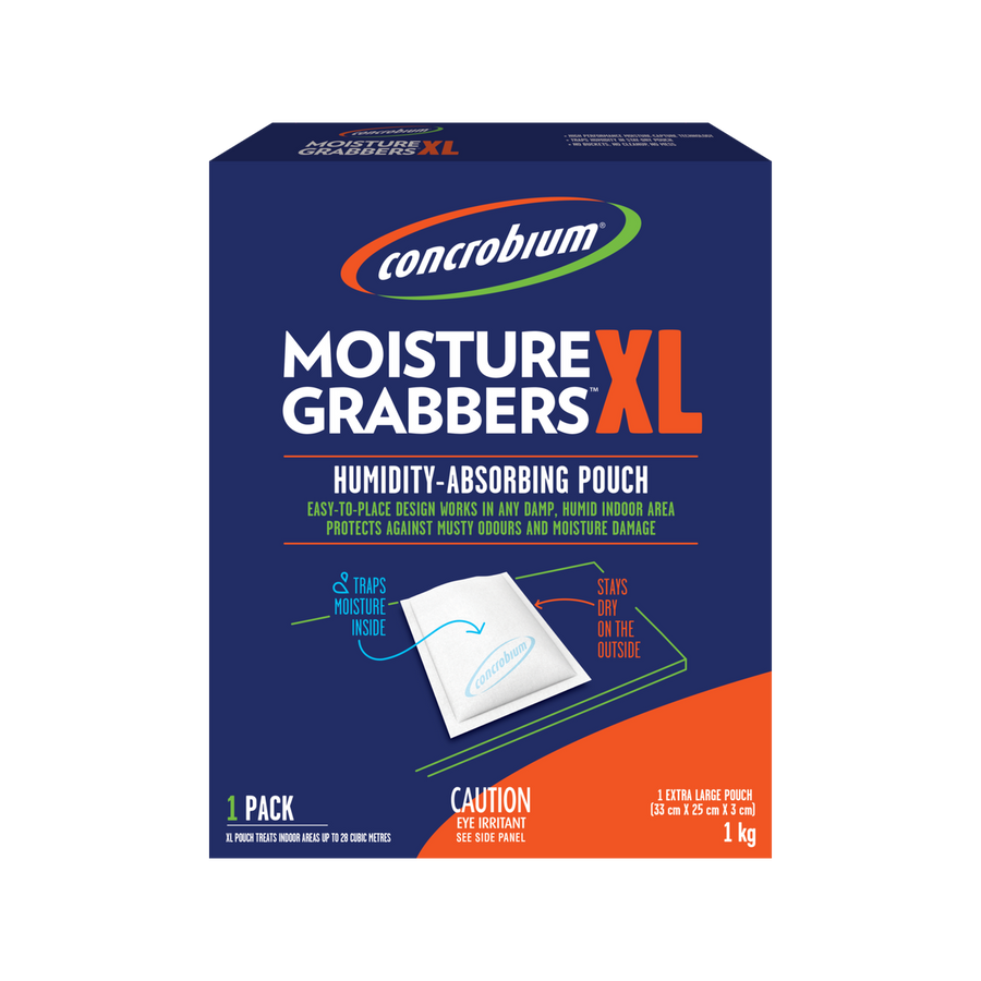 Concrobium 1kg Moisture Grabbers - Humidity Absorbing Pouches XL - 350ft³ - Protects Against Moisture Damage - SuperSaverAU - view 1