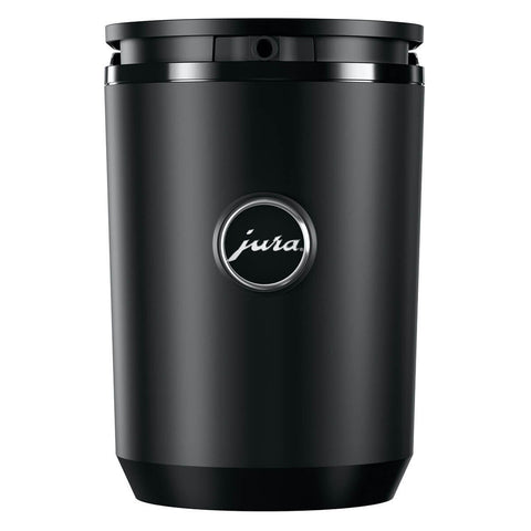 Jura 0.6L Cool Control Milk Cooler - Black with Stainless Steel Cover - 1.8m Cord - 24286