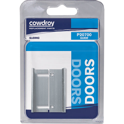 Cowdroy Adjustable Silver Aluminium Sliding Door Guide