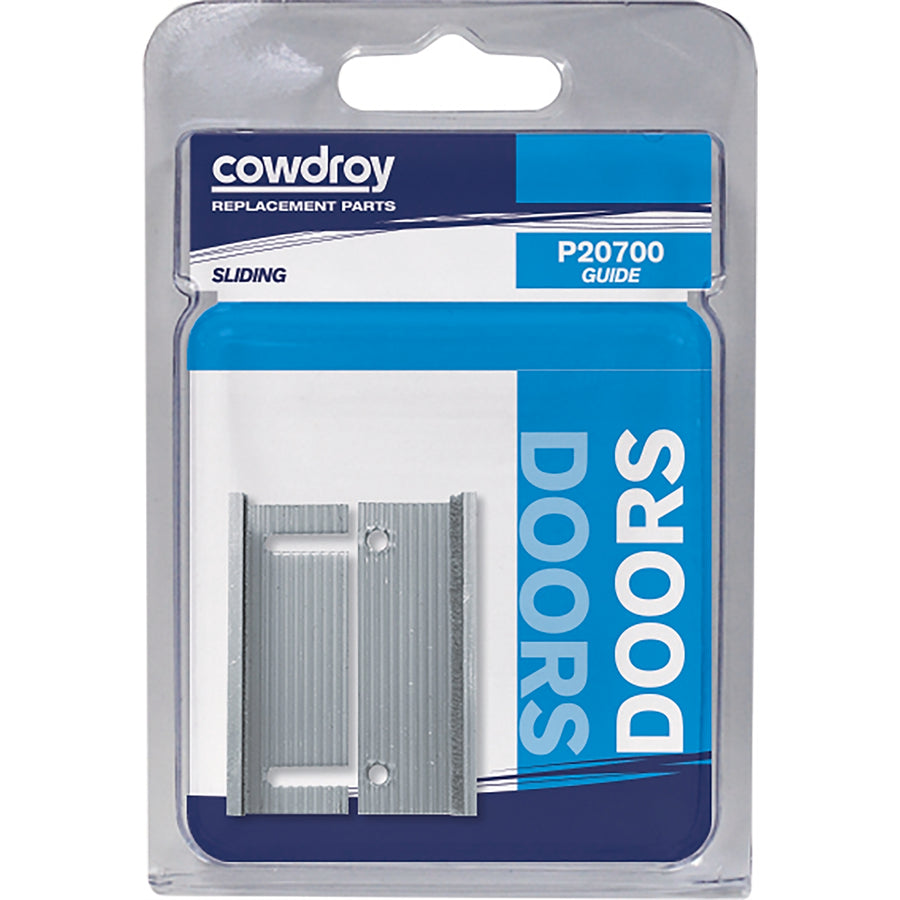 Cowdroy Adjustable Silver Aluminium Sliding Door Guide